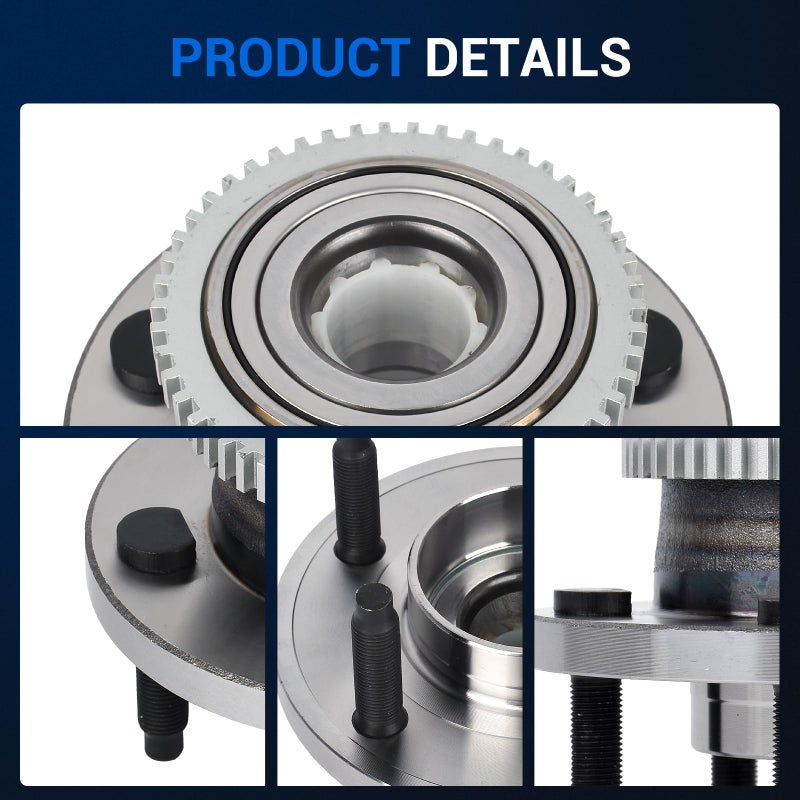 Autoround 513221 Wheel Hub And Bearing Assembly Compatible with 2005-2014 Ford Mustang, 2005-2007 Avanti Avanti w/ABS - Image 4